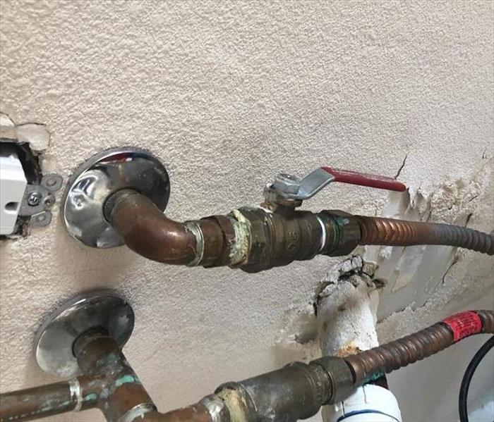 Plumbing Leak in Garage